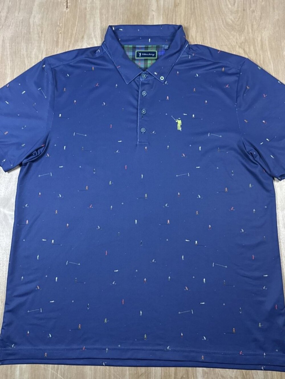 William Murray Golf Mens Navy Blue Short Sleeve Polo Shirt  Size XL